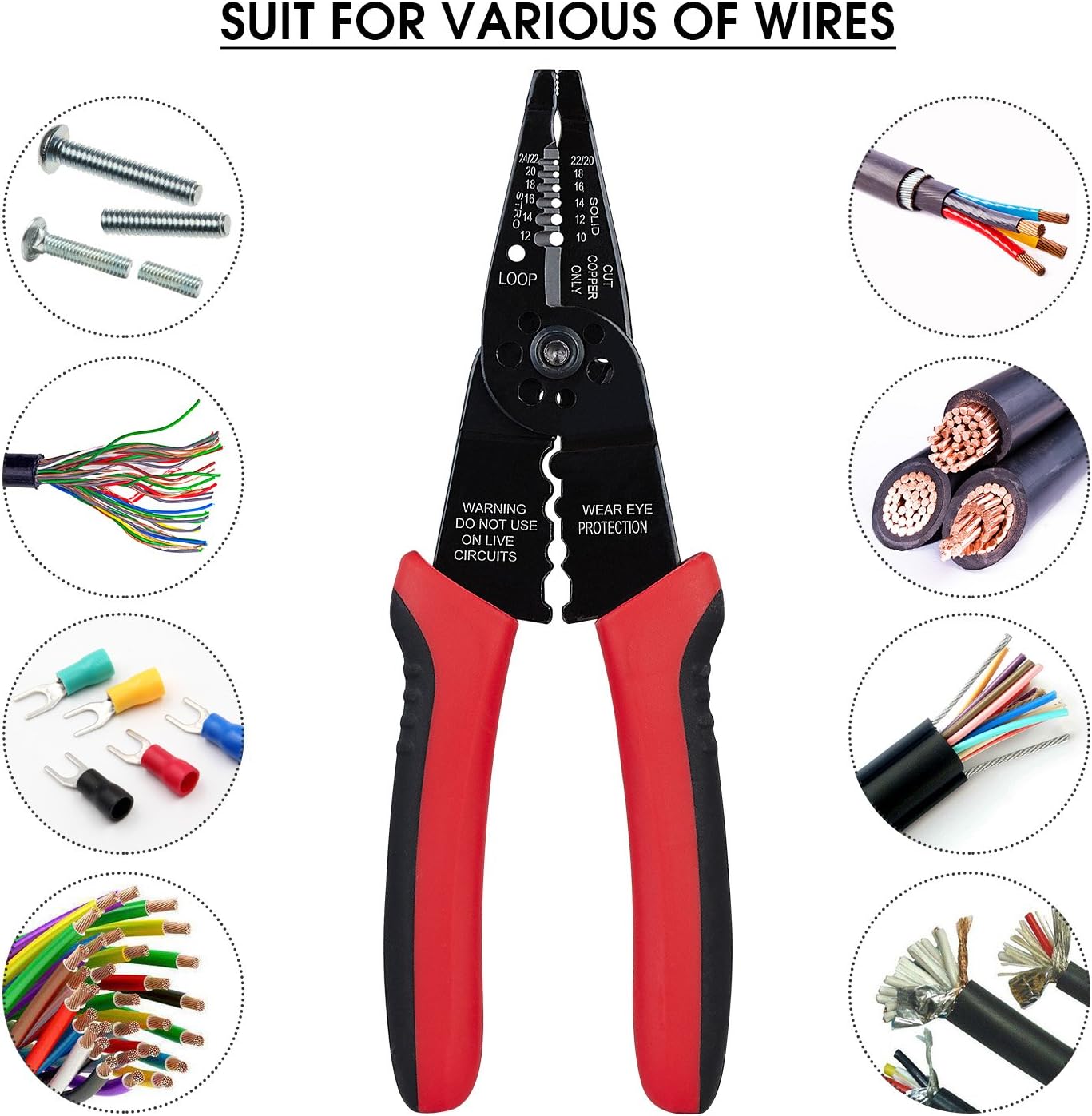 Automatic Wire Stripper Cutter - WG-015 Alat Pengupas Kabel, Pemotong Kabel,