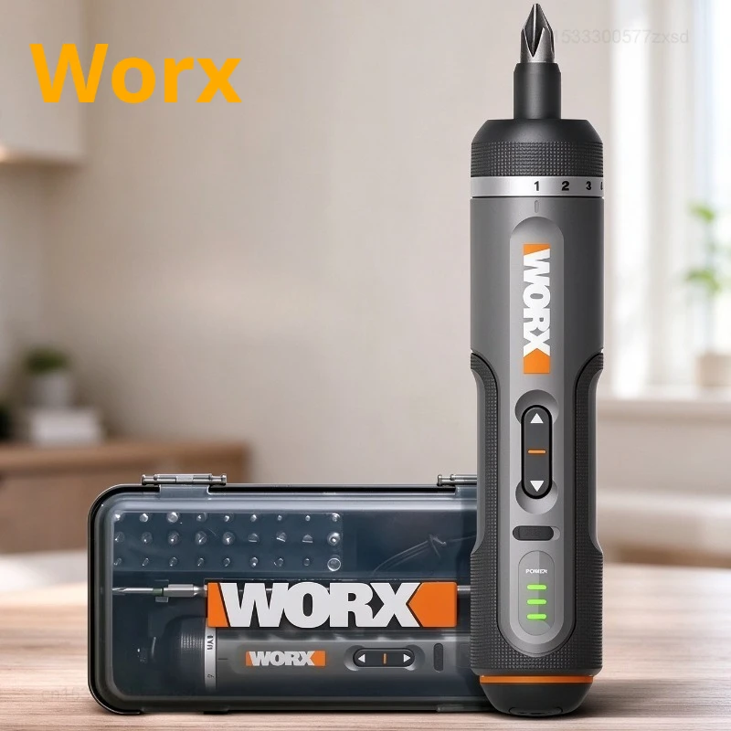 Electric Screwdriver Rechargeable Usb - Set Obeng Elektrik Worx 4V WX242,