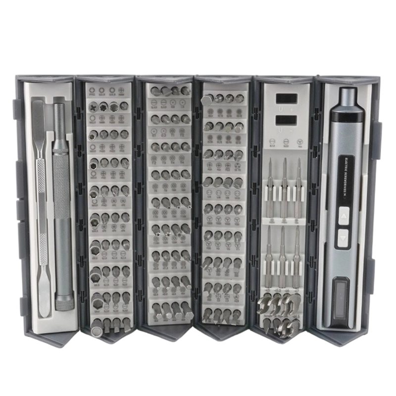 Electric Screwdriver Rechargeable Usb - Set Obeng Listrik Isi Ulang AB66-126-In-1