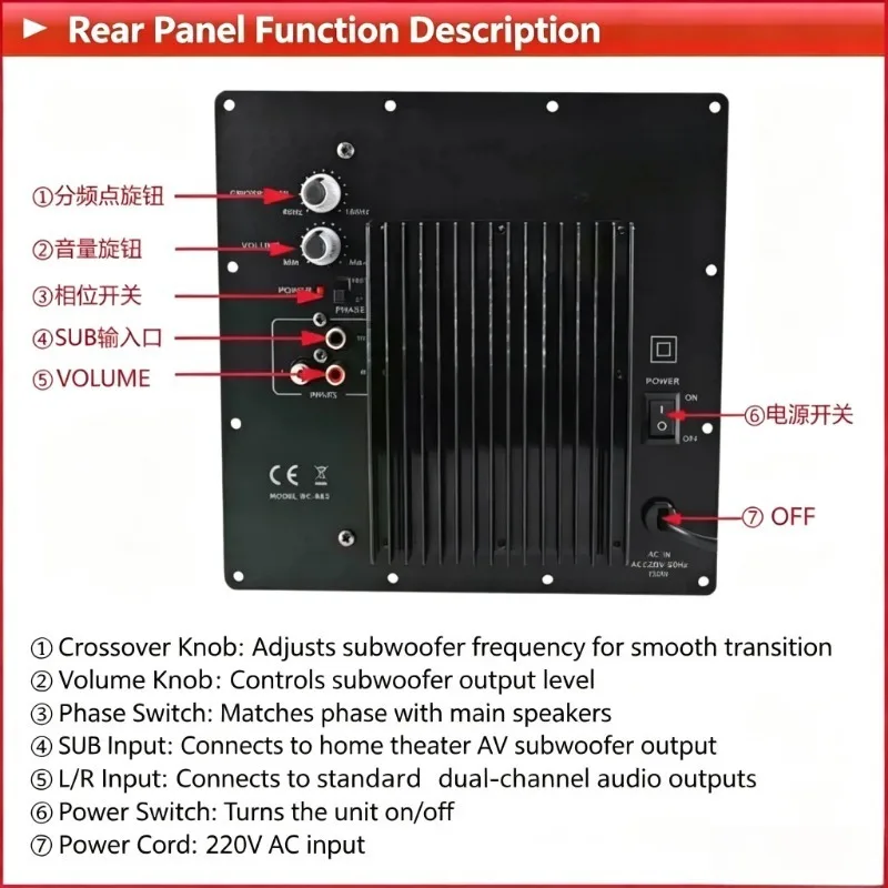 Papan Penguat Bass Aktif Input - Hand Tools ulasan dan harga