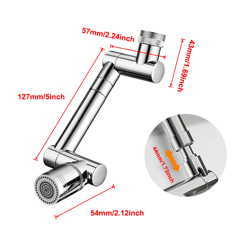 1440 °   Aerator Keran Logam y - Plumbing ulasan dan harga