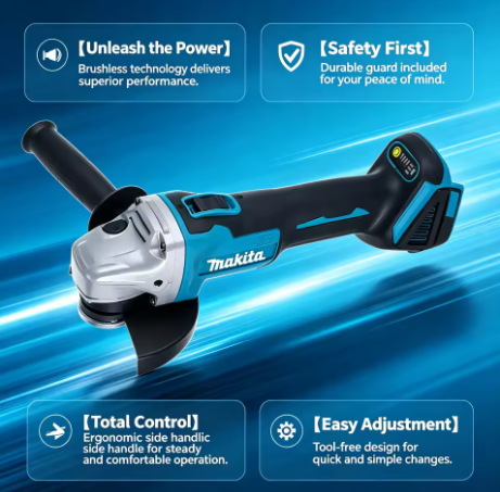 Makita DGA404, Mesin Gerinda S - Brushless Angle Grinder Battery Powered ulasan dan harga