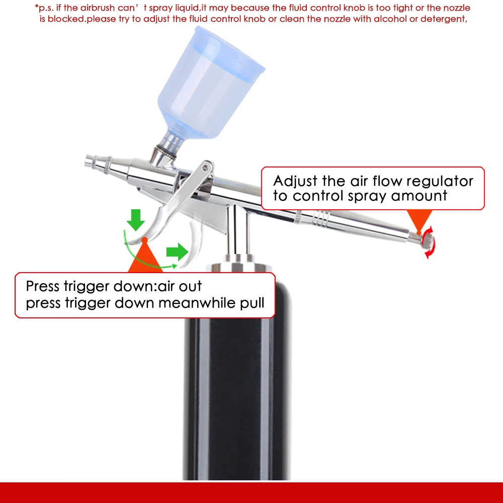 Kit Kompresor Airbrush Isi Ula - Airbrush Kit With Mini Compressor ulasan dan harga