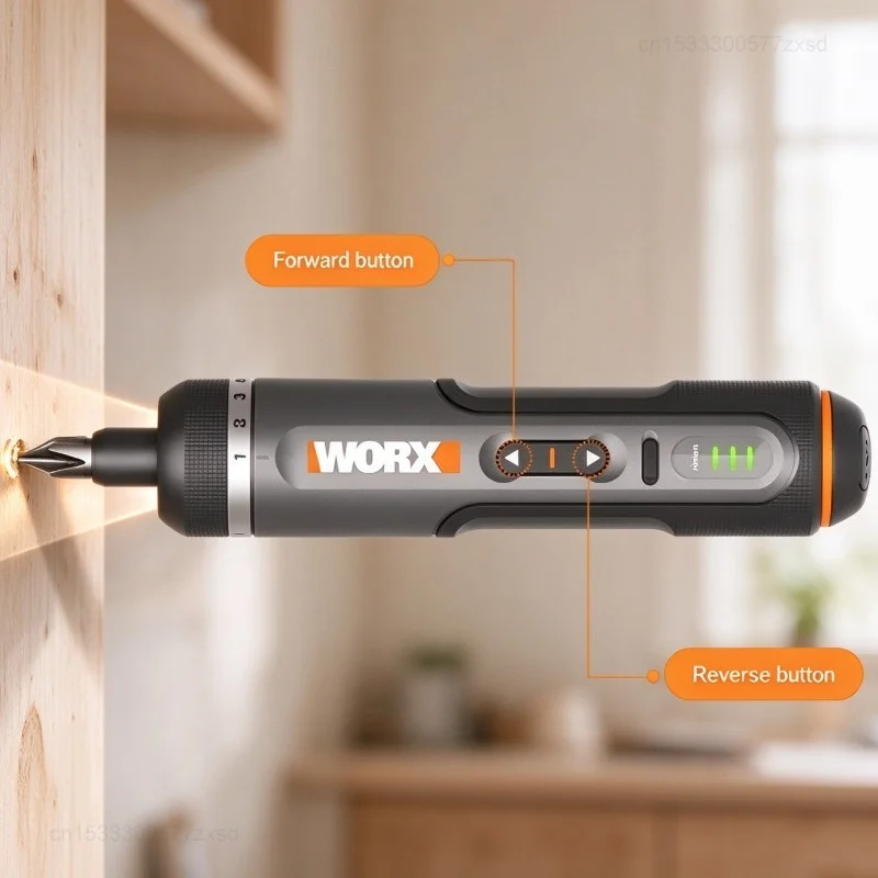 Set Obeng Elektrik Worx 4V WX2 - Electric Screwdriver Rechargeable Usb ulasan dan harga
