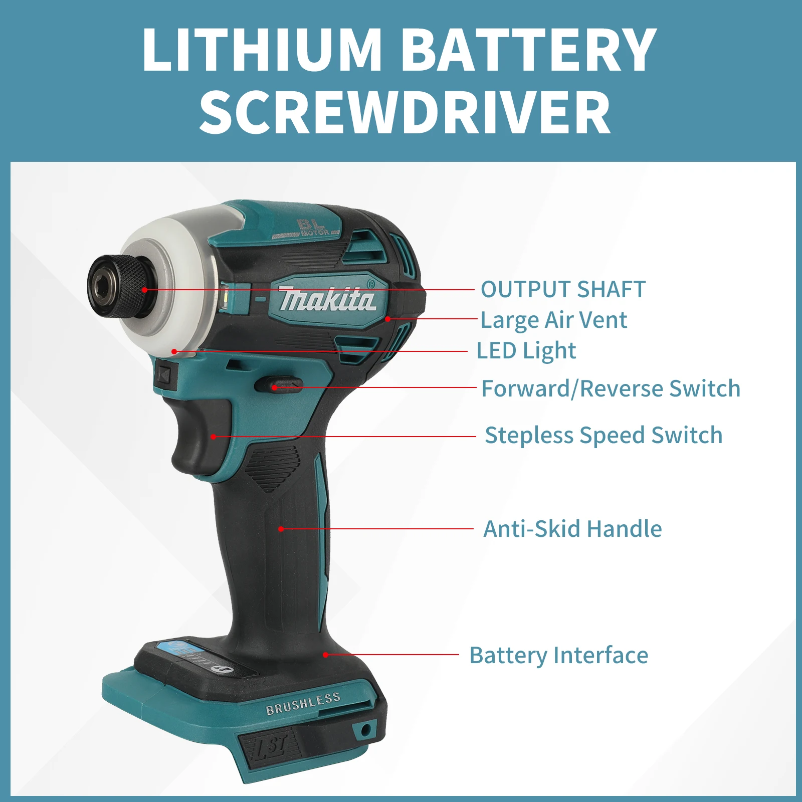 Mesin Bor Elektrik Tanpa Sikat - Brushless Cordless Electric Drill 18V ulasan dan harga